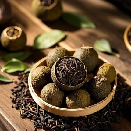 Authentic Green Tangerine Puer Tea_Ring03