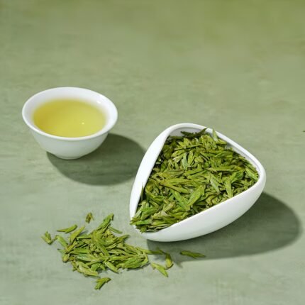 Authentic High Mountain Longjing tea Green Tea_Ring04