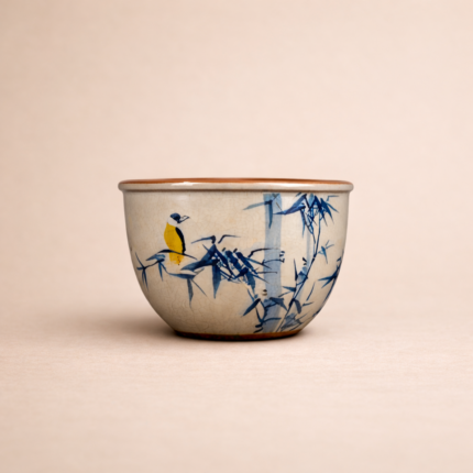 Bamboo Hand-Painted Teacups Chinese tea set_Ring01