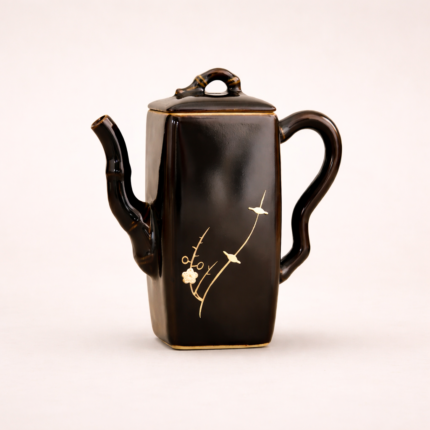 Black gold Plum blossom Teapots Chinese tea set_Ring03