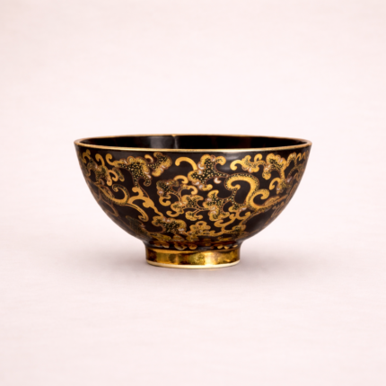 Black gold Teacups Tea cup set_Ring02