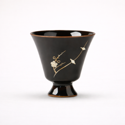 Black silver jewelry Teacups Chinese tea set_Ring01