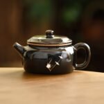 Black silver jewelry Teapots Chinese tea set_Ring02