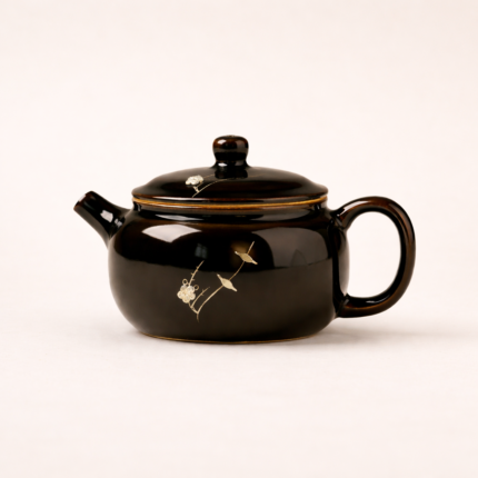 Black silver jewelry Teapots Chinese tea set_Ring03