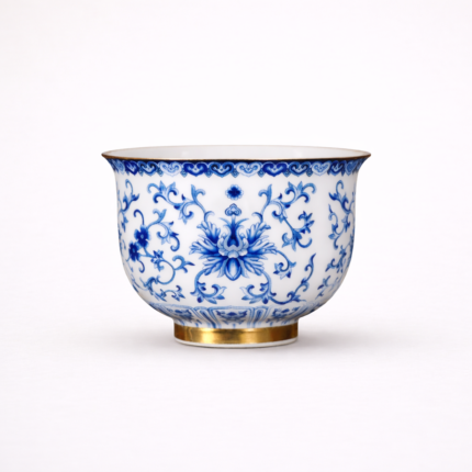 Blue and white porcelain Teacups Tea cup set_Ring02