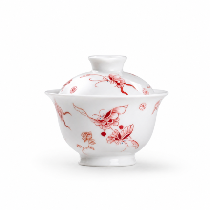 Butterfly Flowers Gaiwan Chinese tea set For Sipping and Gifting_Main