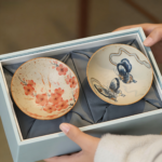 Butterfly pattern Teacups Tea cup set_Ring03