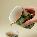 Colorful Flowers Fairness Cup Chinese tea set_Ring03