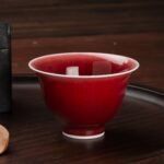 Dark red Teacups Tea cup set_Ring01