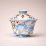 Deer art Gaiwan Chinese tea set_Ring01