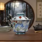 Deer art Gaiwan Chinese tea set_Ring02