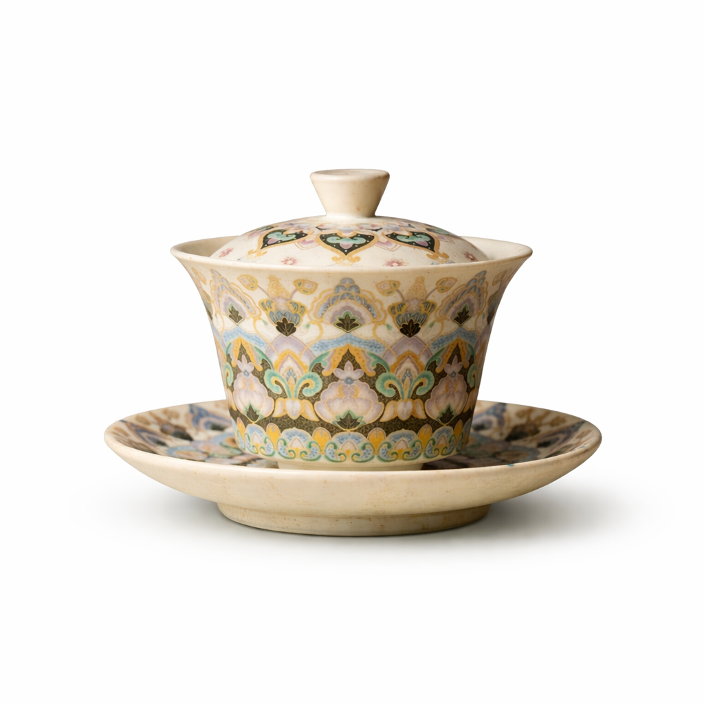 Dunhuang Vintage Style Gaiwan Chinese tea set_Main Dunhuang Vintage Style Gaiwan Chinese tea set_Main