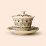 Dunhuang Vintage Style Gaiwan Chinese tea set_Ring03