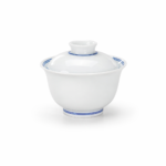Gaiwan Blue and White Porcelain with White Body Tea cup set_Main