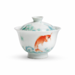 Gaiwan Chinese tea set Hand Painted Koi_Main