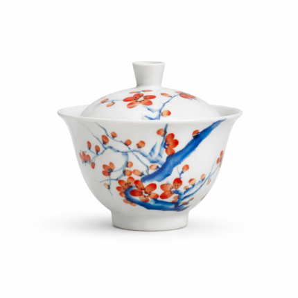 Gaiwan Chinese tea set Hand Painted Plum Blossom_Main
