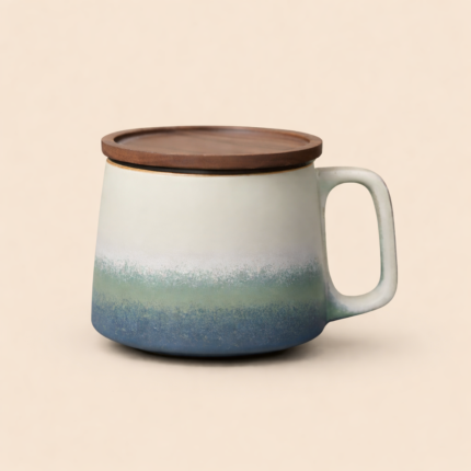 Gradient Color Coffee cup Mugs Tea cup set_Ring02