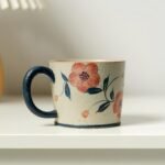 Flowers Coffee Cup Mug Tea cup set_Ring01