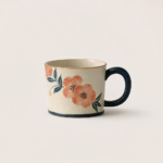 Flowers Coffee Cup Mug Tea cup set_Ring03