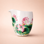 Hand Painted Lotus Fairness Cup Chinese tea set_Ring03