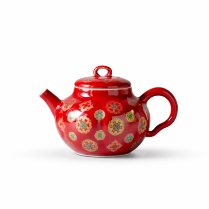 Hand Painted Red Teapot Chinese tea set_Main