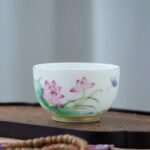 Lotus Teacups Tea cup set For Daily Tea_Ring03