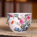 Peach Teacups Tea cup set For Daily Tea_Ring02