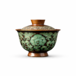 Relief Peony Gaiwan Chinese tea set_Main