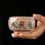 Retro Lotus design Teacups Chinese tea set_Ring01