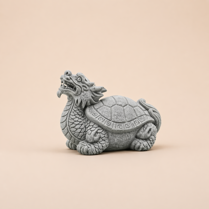 Tea Pet Dragon Turtle Xuanwu Ornament_Ring02